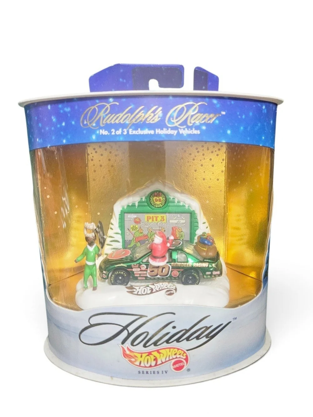 Mattel Hot Wheels Holiday Series Santa’s Stocker & Rudolph’s Racer 1998